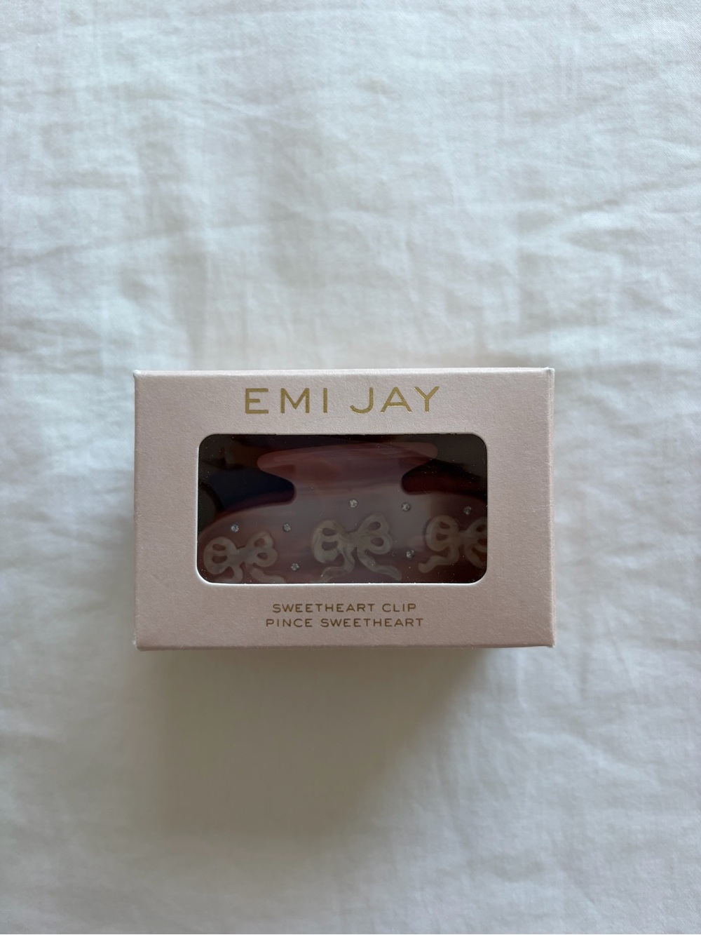 Emi Jay Sweetheart Claw Clip Pink Pixie - Picture 3 of 7